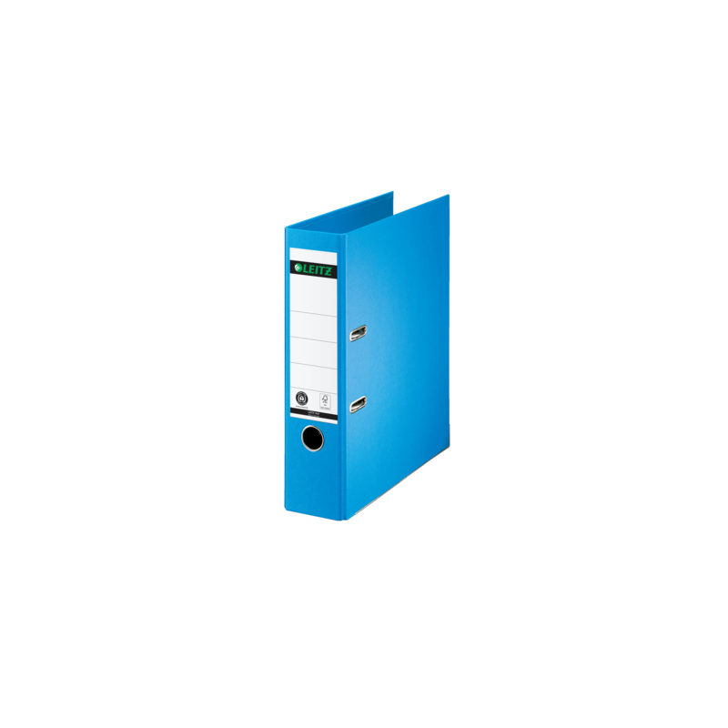 CLASSEUR LEITZ CARTON 8CM BLEU CLAIR