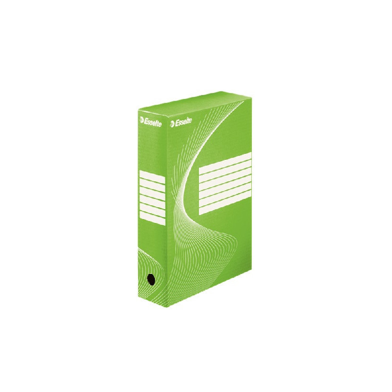 BOITE ARCHIVES ESSELTE DOS 8CM VERT 25PCS