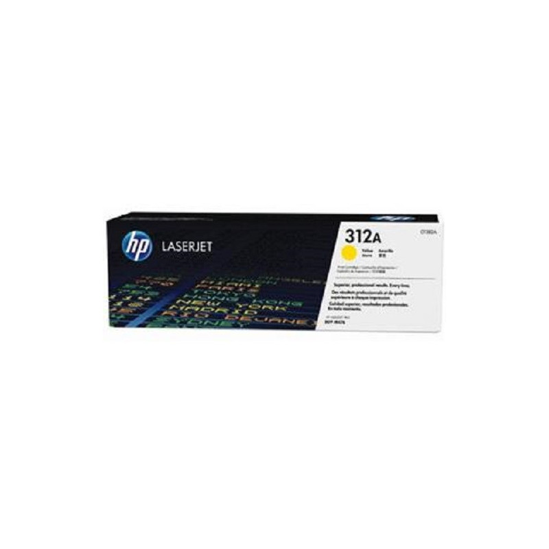 CARTOUCHE IMP. HP 312A LJ PRO MFP M476DW JAUNE 2700P.