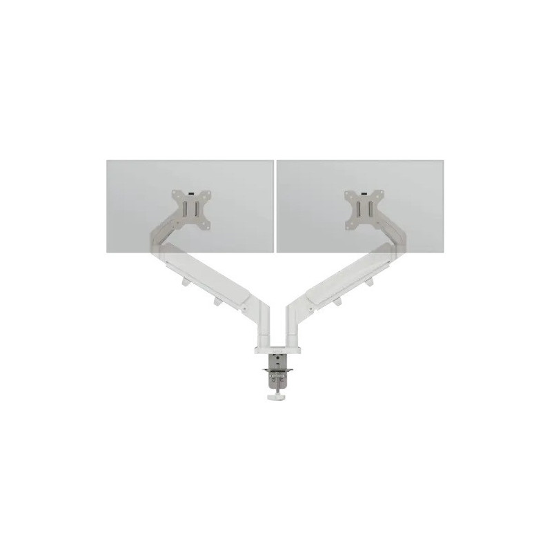 SUPPORT MONITEUR LEITZ DOUBLE GRIS CLAIR