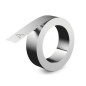 DYMO RUBAN RHINO 12MMX6,40M ARGENT METAL. (32500)