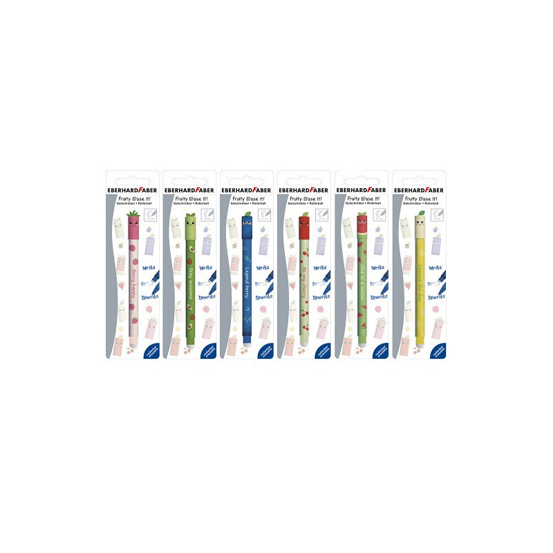 ROLLER EBERHARD FABER GEL FRUITY ERASE IT BLISTER