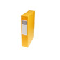 BOXE CLASSEM. A4 60MM CARTON JAUNE + ELAST. EXACOMPTA