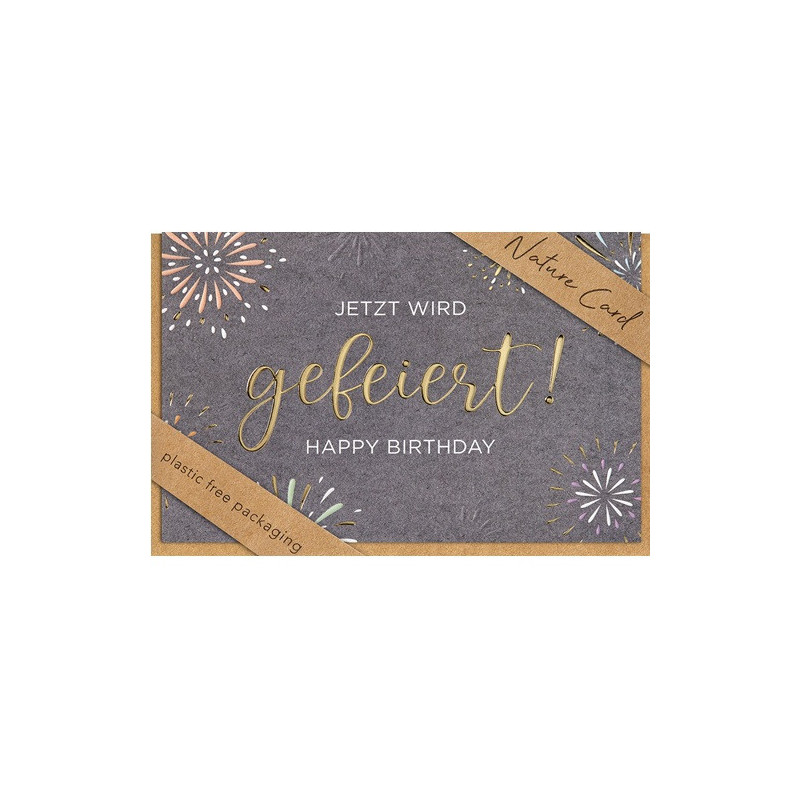 CARTE VOEUX BSB NATURE CARD HAPPY BIRTHDAY