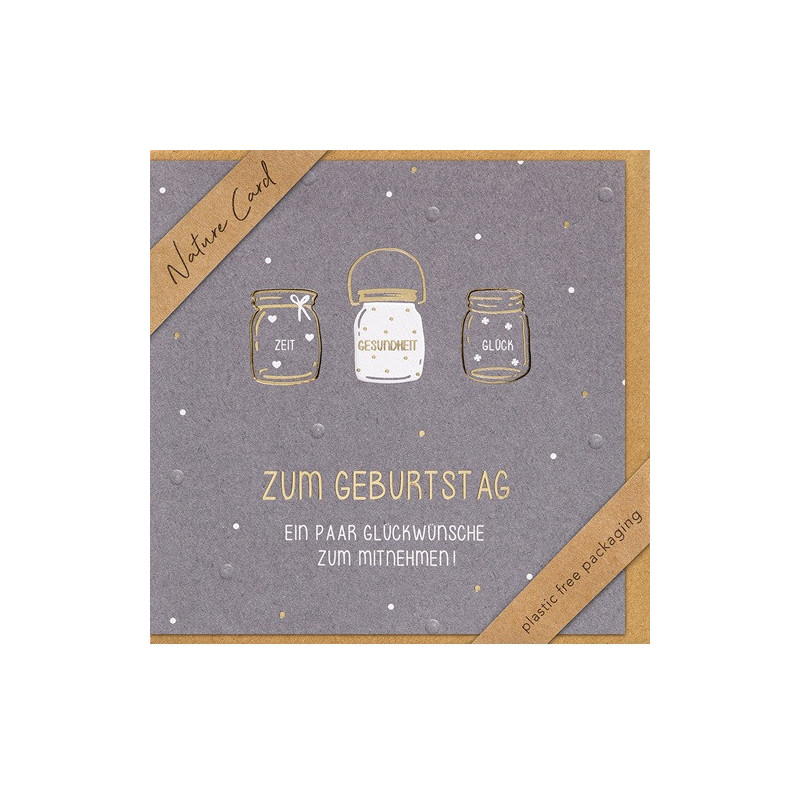 CARTE VOEUX BSB NATURE CARD HAPPY BIRTHDAY