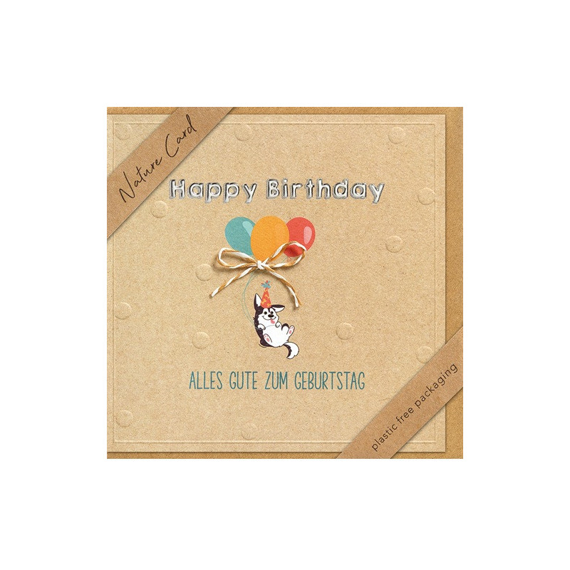 CARTE VOEUX BSB NATURE CARD HAPPY BIRTHDAY