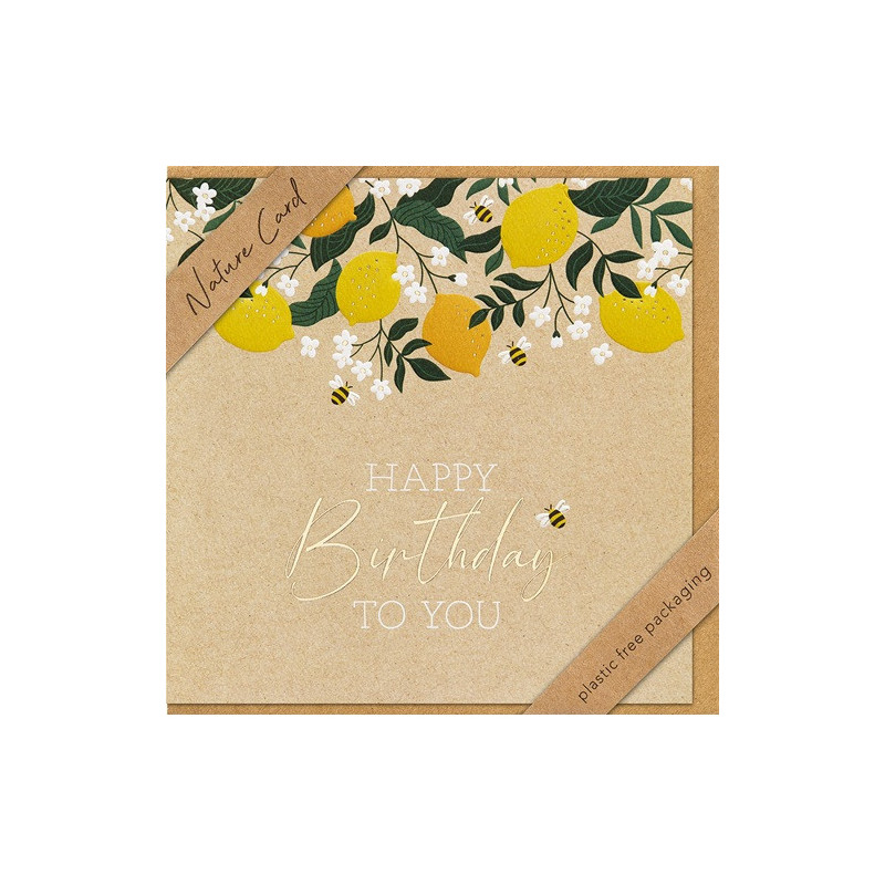 CARTE VOEUX BSB NATURE CARD HAPPY BIRTHDAY