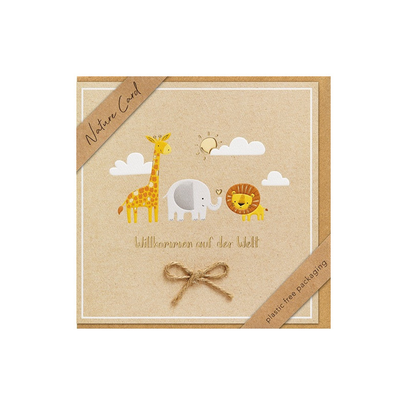 CARTE VOEUX BSB NATURE CARD NAISSANCE