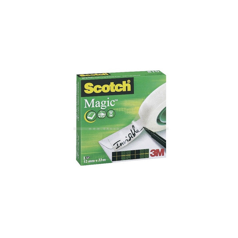 RUBAN ADHESIF 33MX12MM INVIS. MAGIC 3M