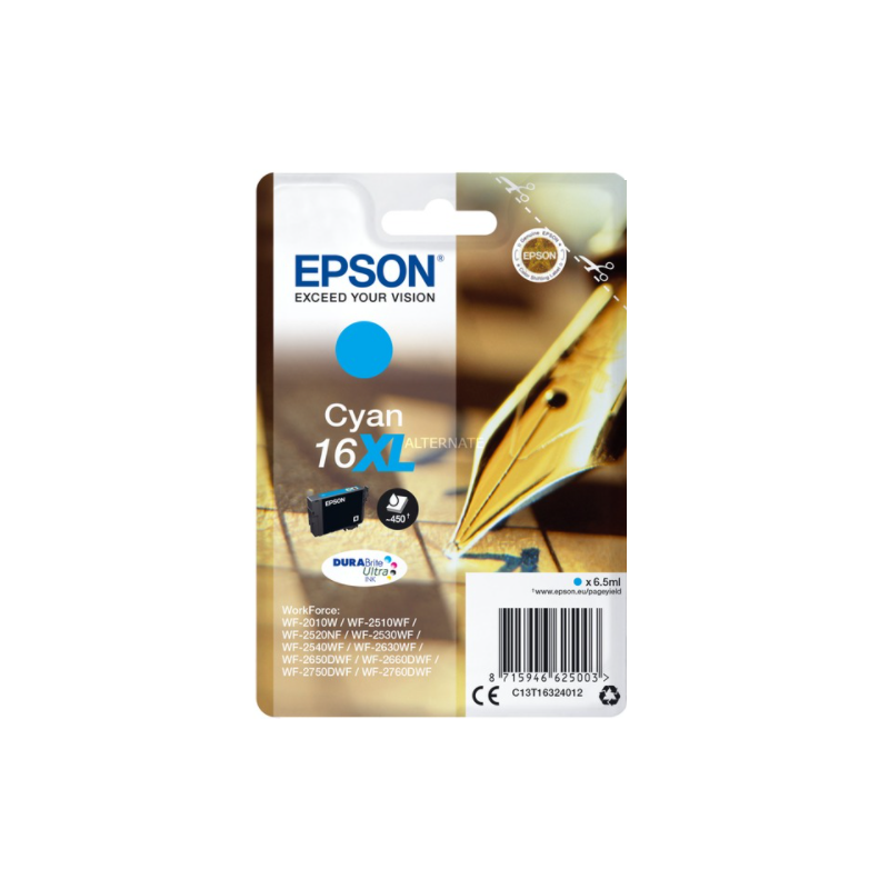 CARTOUCHE IMP. EPSON T16XL CYAN