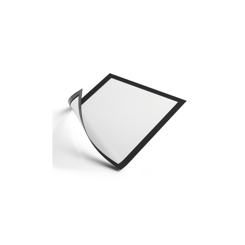 PORTE-AFFICHE DURABLE DURAFRAME A4 MAGNET. NOIR 5PCS