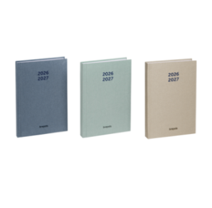 AGENDA SCOLAIRE BREPOLS 9X16CM 1SEM./2P. NATURE