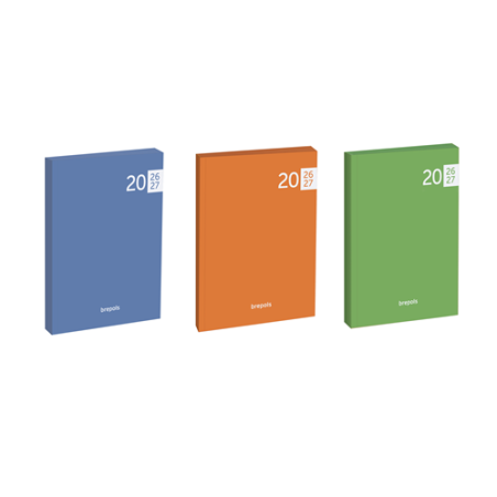 AGENDA SCOLAIRE BREPOLS 11,5X16,9CM 1J./P. VENETO FLEXI