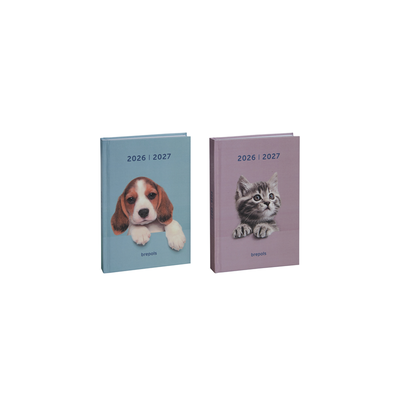 AGENDA SCOLAIRE BREPOLS 11,5X16,9CM 1J./P. AMICI