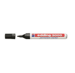 MARQUEUR PER. EDDING 3000 1,5-3MM NOIR POINTE RONDE CORPS EN METAL