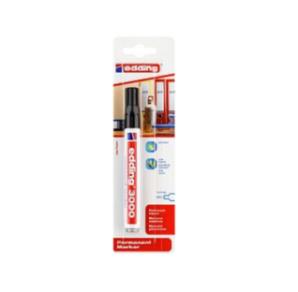 MARQUEUR PER. EDDING 3000 1,5-3MM NOIR POINTE RONDE BLISTER