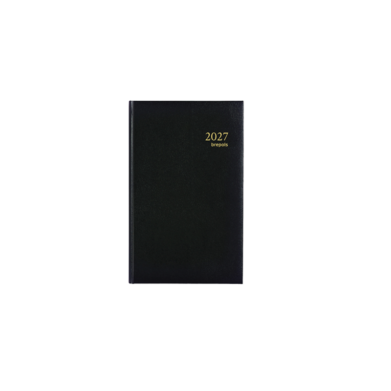 AGENDA BREPOLS 11,3X18,2CM 1J./P. BREFIX LIMA NOIR