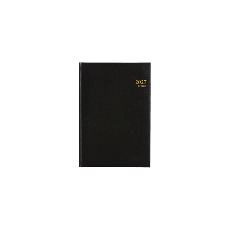 AGENDA BREPOLS 21X29CM 1SEM./2P. OMEGA LIMA NOIR