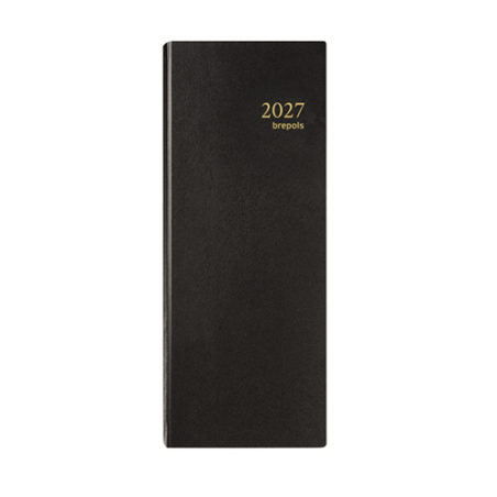 AGENDA BREPOLS 13X33CM 1J./2P. SATURNUS LIMA NOIR