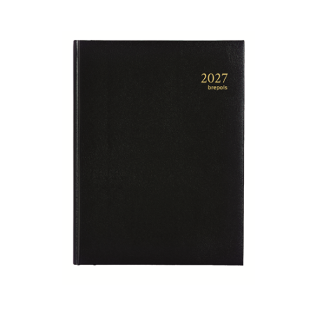 AGENDA BREPOLS 17X22CM 1J./P. AMBASSADOR LIMA NOIR