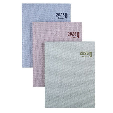 AGENDA BREPOLS 17,1X22CM 1SEM./2P. TIMING TOILE OCEAN ASS.