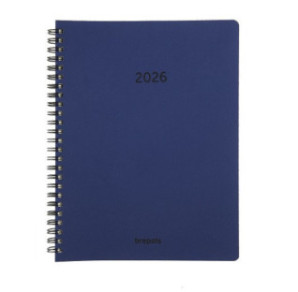 AGENDA BREPOLS 17,1X22CM 1SEM./2P. TIMING SPIR. CALVI BLEU