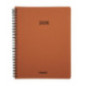 AGENDA BREPOLS 17,1X22CM 1SEM./2P. TIMING SPIR. CALVI ORANGE