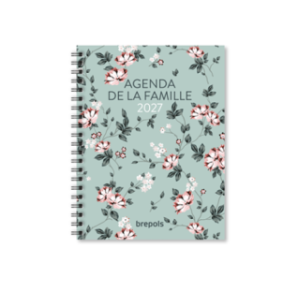 AGENDA BREPOLS 16,8X22CM 1SEM./2P. FAMILLE
