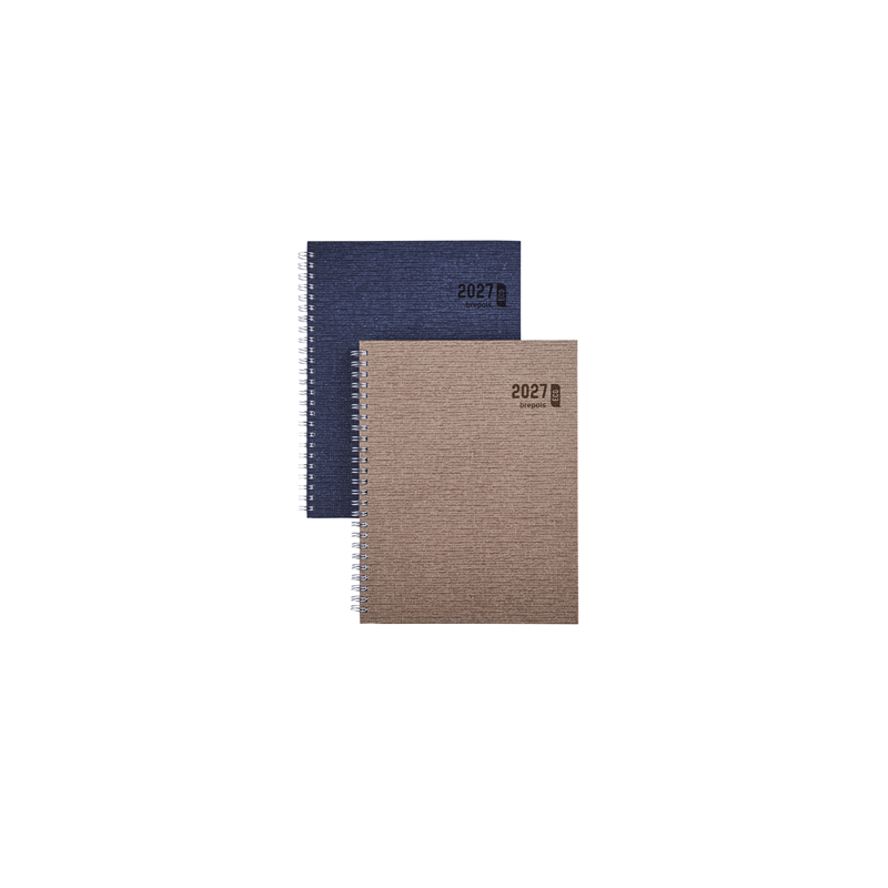 AGENDA BREPOLS 17,1X22CM 1SEM./2P. ECOTIMING SPIR. KAZAR ASS.
