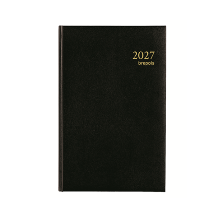 AGENDA BREPOLS 13,3X20,8CM 1J./P. SATURNUS LUXE NOIR