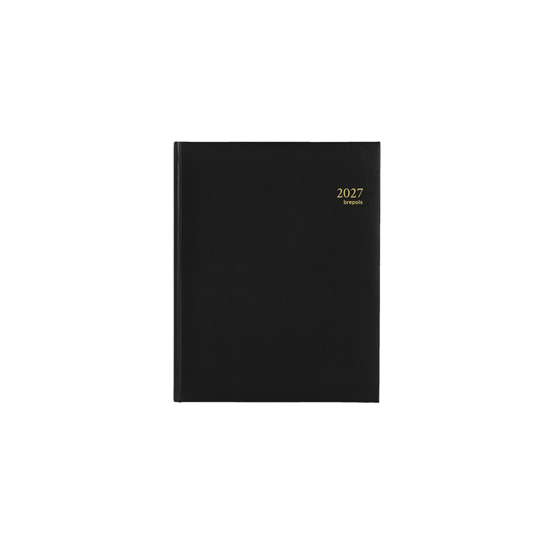 AGENDA BREPOLS 21X27CM 1SEM./2P. CONCORDE NOIR