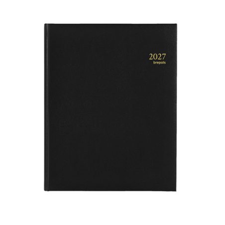 AGENDA BREPOLS 21X27CM 1SEM./2P. CONCORDE NOIR