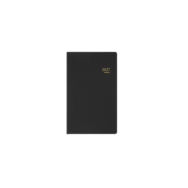 AGENDA BREPOLS 10X16,5CM 1J./P. BUILDING SETA NOIR