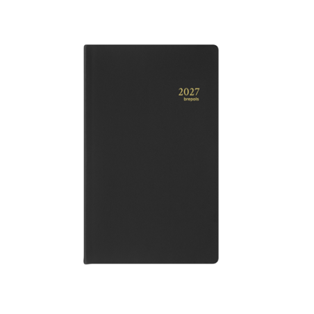 AGENDA BREPOLS 10X16,5CM 1J./P. BUILDING SETA NOIR