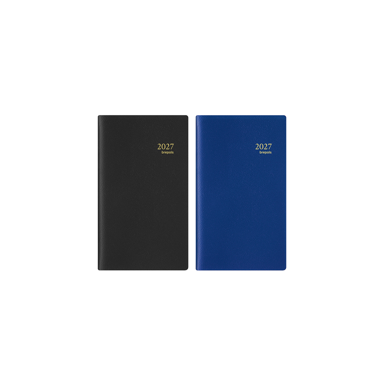 AGENDA BREPOLS 9,2X15,8CM 1MOIS./2P. PLAN-O-RAMA ASS.