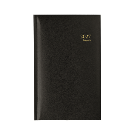 AGENDA BREPOLS 9X16CM 1SEM./2P. INTERPLAN LIMA NOIR