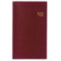 AGENDA BREPOLS 9X16CM 1SEM./2P. INTERPLAN SPIR. SETA BORDEAUX