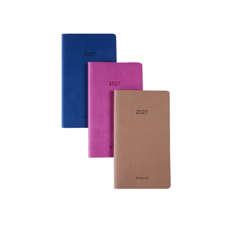 AGENDA BREPOLS 9X16CM 1SEM./2P. INTERPLAN COLORA ASS.