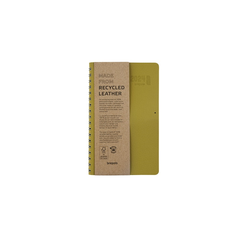 AGENDA BREPOLS 9X16CM 1SEM./2P. INTERPLAN SPIR. CALVI VERT
