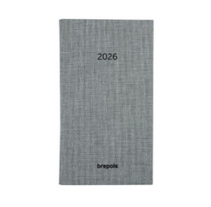 AGENDA BREPOLS 9X16CM 1SEM./2P. NOTAVISION DUBLETTA VERT