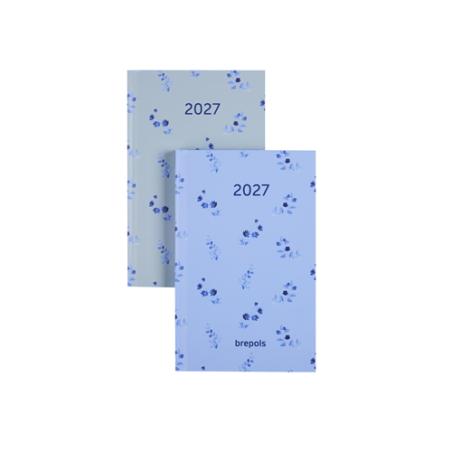 AGENDA BREPOLS 10X15CM 1SEM./2P. POCKET BLOSSOM ASS.