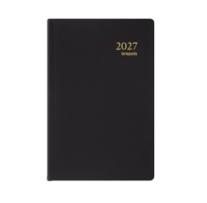 AGENDA BREPOLS 8,1X12CM 1SEM./2P. DELTA SETA NOIR