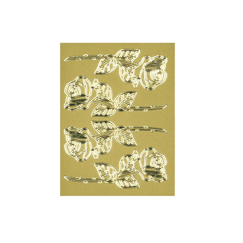 AUTOCOLLANT BSB RELIEF-STICKER ROSES