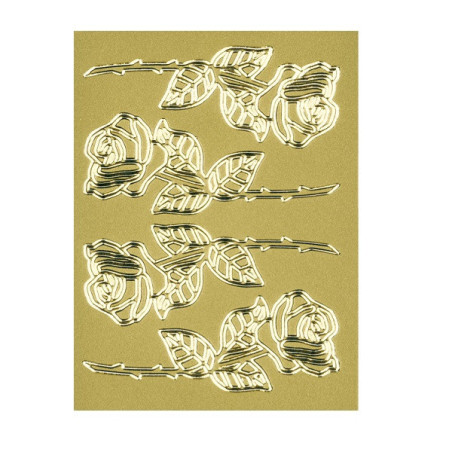 AUTOCOLLANT BSB RELIEF-STICKER ROSES