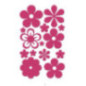 AUTOCOLLANT BSB GLITTER-STICKER FLEURS