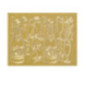 AUTOCOLLANT BSB RELIEF-STICKER CHAMPAGNE