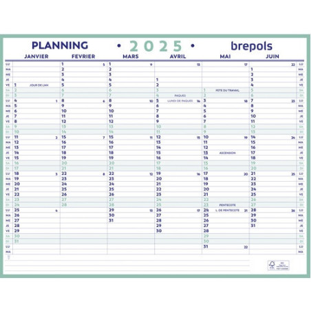 PLANNING BREPOLS MAXI 42X33CM
