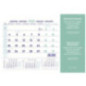 CALENDRIER BREPOLS MOIS 23X18CM TAPIS DE SOURIS
