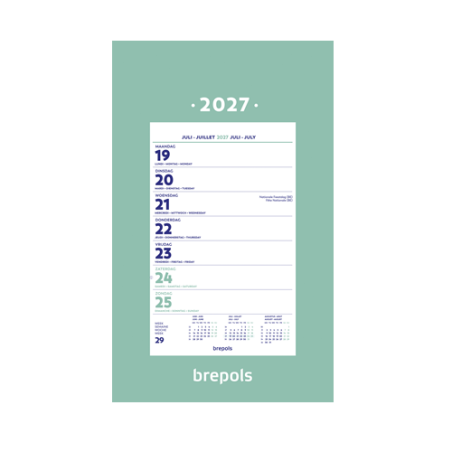 CALENDRIER BREPOLS SEM. 19X31CM FANTASY ASS.