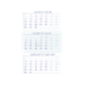 CALENDRIER BREPOLS 3 MOIS 30X60CM